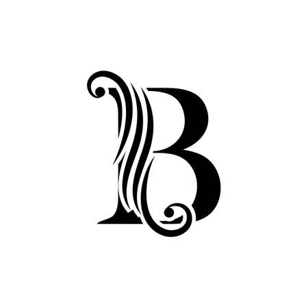 Letter B Logo Template vector icon designのイラスト素材