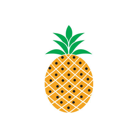 Pineapple Tropical Fruit Vector Illustration.
Pineapple logo template vector illustrationのイラスト素材