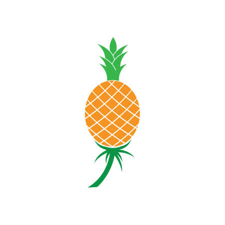 Pineapple Tropical Fruit Vector Illustration.
Pineapple logo template vector illustrationのイラスト素材