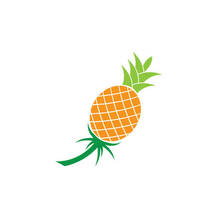 Pineapple Tropical Fruit Vector Illustration.
Pineapple logo template vector illustrationのイラスト素材