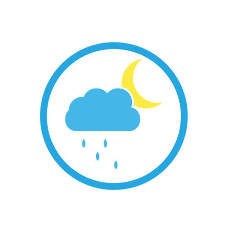 raindrops icon logo vector illustration designのイラスト素材
