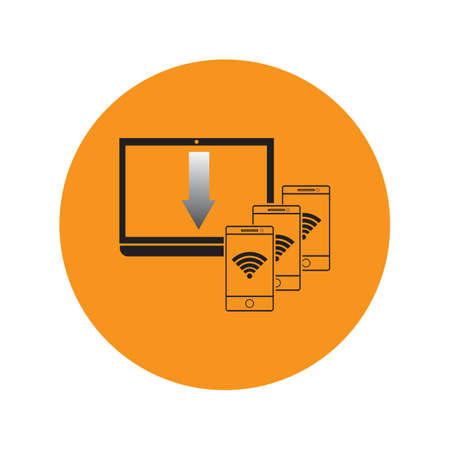 smart devices icon vector illustration design templateのイラスト素材