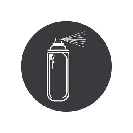 spray paint  vector illustration icon Logo Template designのイラスト素材