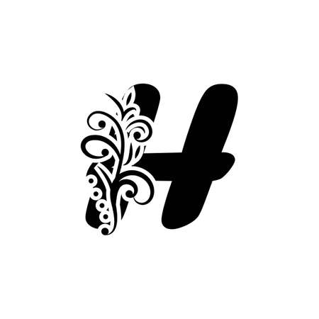 Letter H logo icon vector design template elementsのイラスト素材