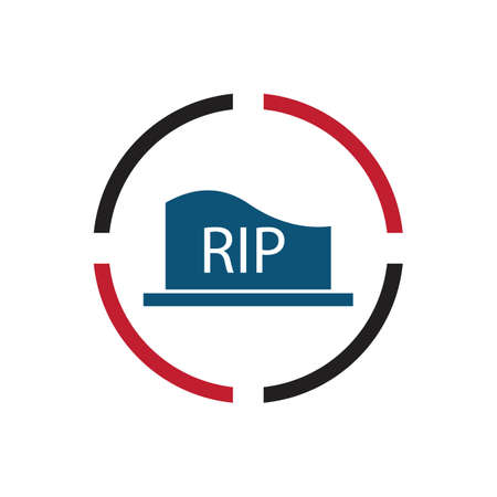 christian cemetery icon vector illustration design templateのイラスト素材