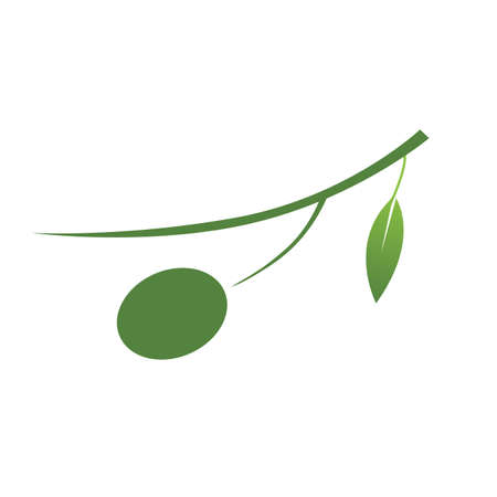 Olive logo template vector icon illustration designのイラスト素材