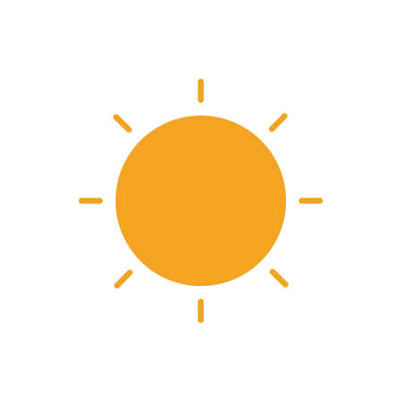 Sun Vector illustration Icon Logo Template designのイラスト素材
