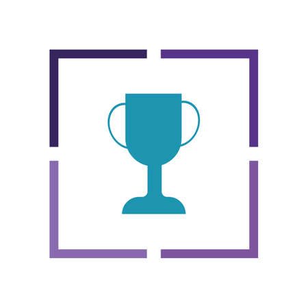 trophy icon vector illustration design templateのイラスト素材