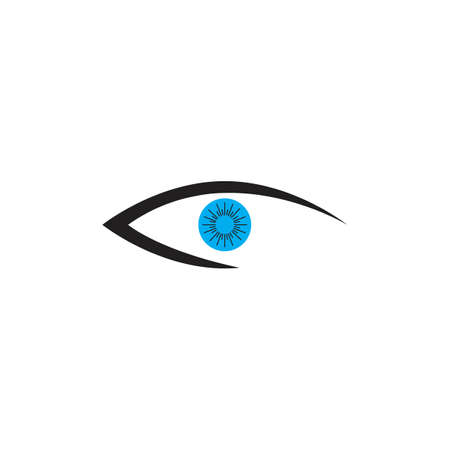 Eye care logo vector illustration design templateのイラスト素材