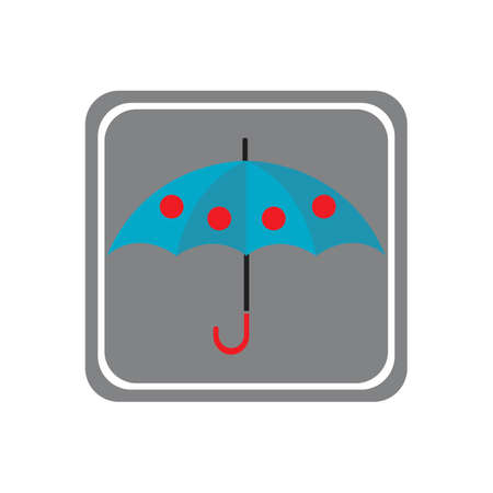 umbrella icon vector illustration template designのイラスト素材