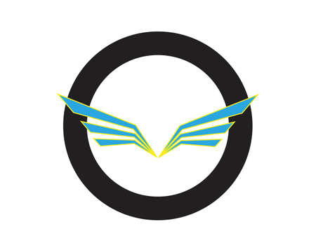 Wing Logo Template - Vectorのイラスト素材