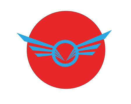 Falcon Logo Template vector illustration designのイラスト素材