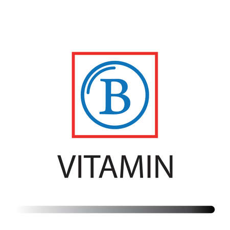 Vitamin B logo icons vector illustration design templateのイラスト素材