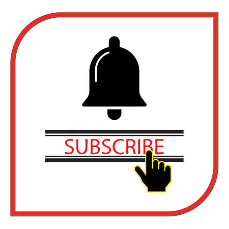 Subscribe button icon. Vector illustration. Business concept subscribe pictogram.のイラスト素材