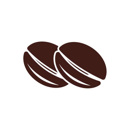 coffee bean icon vector illustration templateのイラスト素材