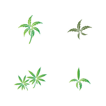 Cannabis leaf vector illustration icon design&#xA;vector cannabis or marijuana icon logo for medical or pharmacy industryのイラスト素材