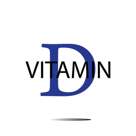 vitamin D logo icon vector illustration design templateのイラスト素材
