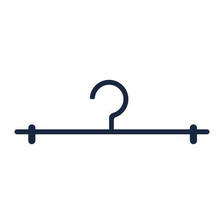 Hanger cloth icon flat design concept vector templateのイラスト素材