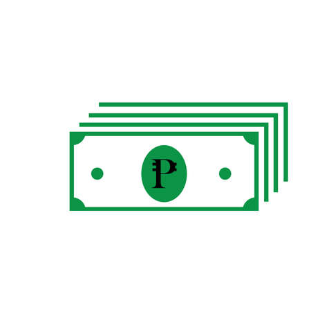 philippines banking currency symbol, peso vector iconのイラスト素材
