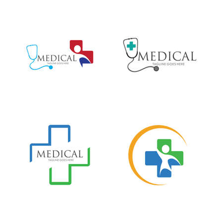 Health Medical Logo template vector illustration designのイラスト素材