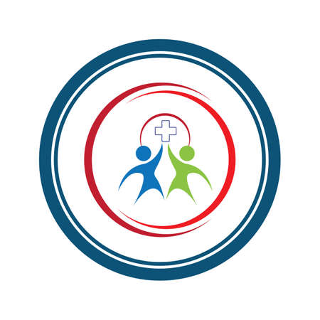 Health Medical Logo template vector illustration designのイラスト素材