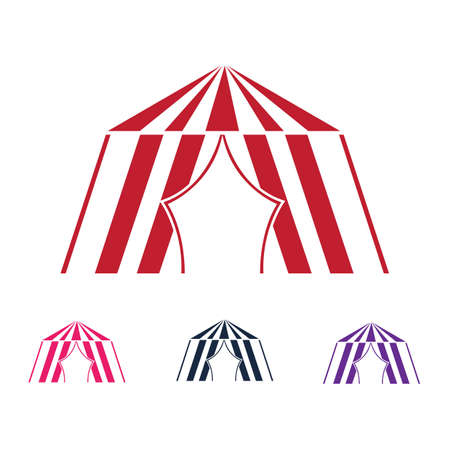 Circus vector illustration design logo emblems templateのイラスト素材