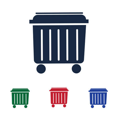 trash can icon vector illustration のイラスト素材