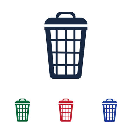 trash can icon vector illustration のイラスト素材