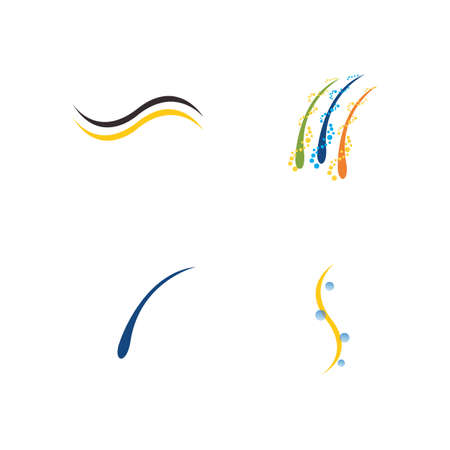 Hair treatments vector icon Illustration design template.のイラスト素材
