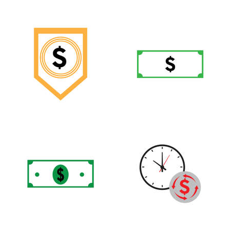 dollar money vector icon illustration design template - vectorのイラスト素材