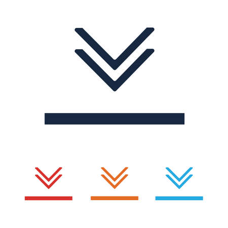 Download icon vector symbol illustration design templateのイラスト素材