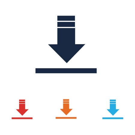 Download icon vector symbol illustration design templateのイラスト素材