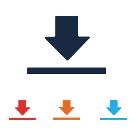 Download icon vector symbol illustration design template