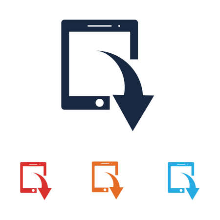 Download icon vector symbol illustration design templateのイラスト素材