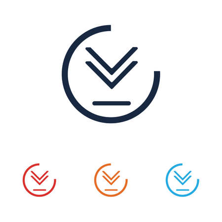 Download icon vector symbol illustration design templateのイラスト素材