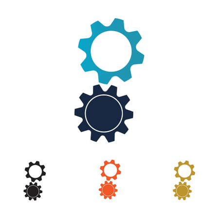 Gear Logo Template vector icon illustration designのイラスト素材