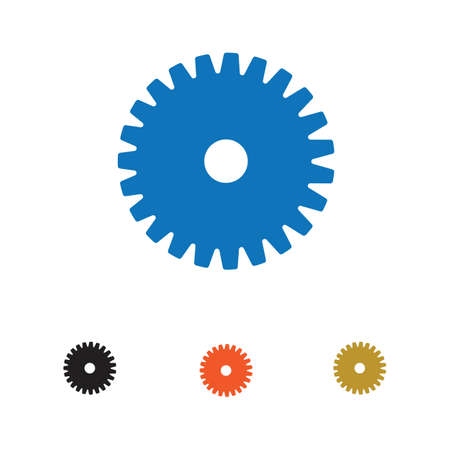 Gear Logo Template vector icon illustration designのイラスト素材