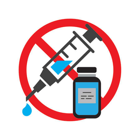 International day against drug abuse and illicit trafficking concept illustration design templateのイラスト素材