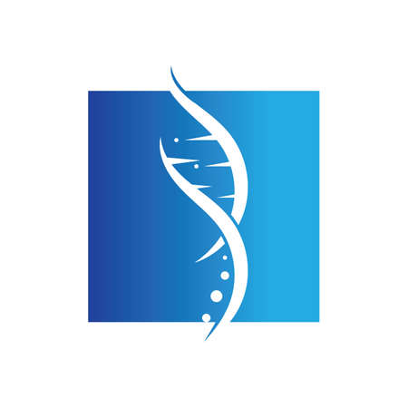 D,N,A logo vector icon templateのイラスト素材