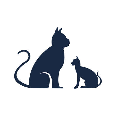 cat  vector symbol illustration design templateのイラスト素材