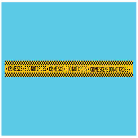 Black and yellow police stripe Vector illustration designのイラスト素材