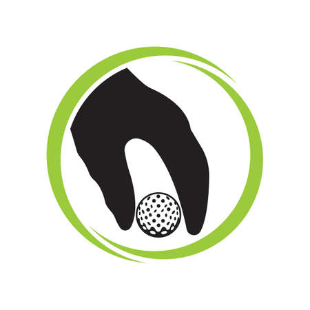 Golf Sport Logo Design Template, vector Illustrationのイラスト素材