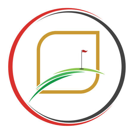 Golf Sport  Design Template, vector Illustrationのイラスト素材