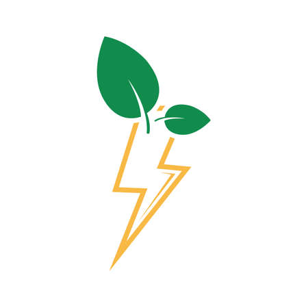 Thunder and Bolt Lighting Flash Icons Set. Flat Style on Dark Background. Vector - Vectorのイラスト素材