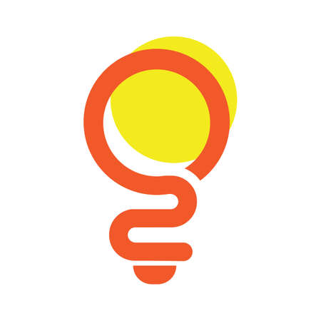 light bulb symbol vector design illustrationのイラスト素材
