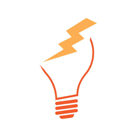 light bulb symbol vector design illustration