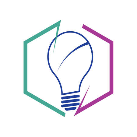 light bulb symbol vector design illustrationのイラスト素材