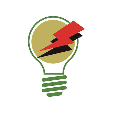 light bulb symbol vector design illustrationのイラスト素材