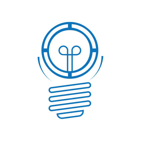 light bulb symbol vector design illustrationのイラスト素材
