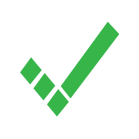 check mark icon vector illustration design templateのイラスト素材